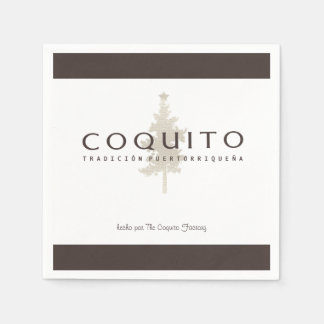Servilleta De Papel Coquito Tradición Puertorriqueña Anuncio