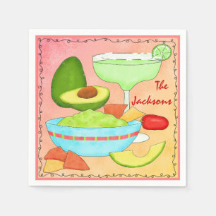 Servilleta De Papel Coral Margarita Guacamole