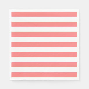 Servilleta De Papel Coral Stripe