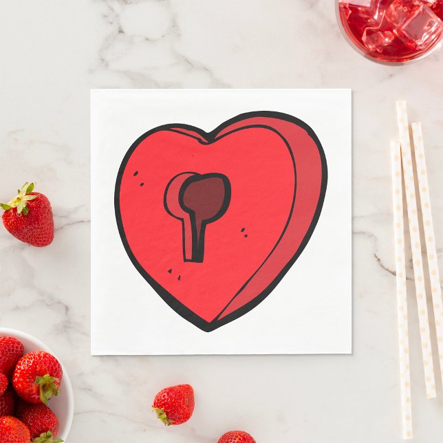 Servilleta De Papel Corazón de agujeros (Subido por el creador)