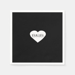 Servilleta De Papel corazón de papá