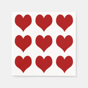 Servilleta De Papel Corazón del Día de San Valentín