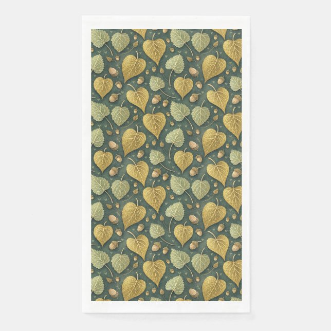 Servilleta De Papel Corazón del Otoño  (Anverso)