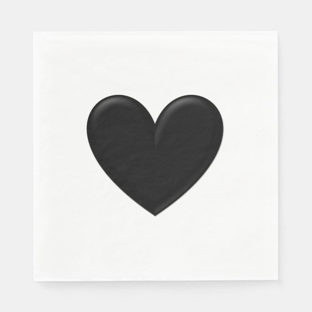 Servilleta De Papel Corazón esponjoso (Anverso)