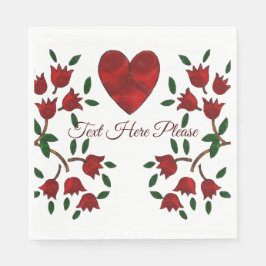 Servilleta De Papel Corazón holandés