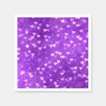 Corazón morado colorido