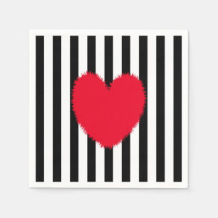 Servilleta De Papel Corazón rojo