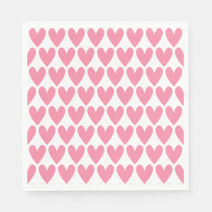 Servilleta De Papel Corazón rosa