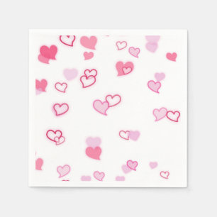 Servilleta De Papel Corazones