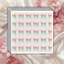 Servilleta De Papel Corazones arcoiris doblan Baby Shower