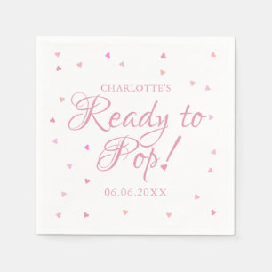 Servilleta De Papel Corazones de Amor Rosados Listos para Explotar Sho