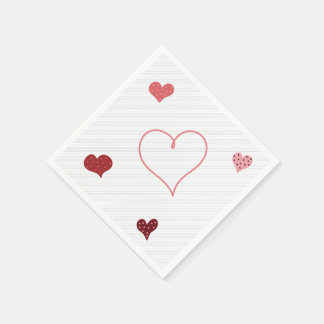 Servilleta De Papel Corazones de Sionna