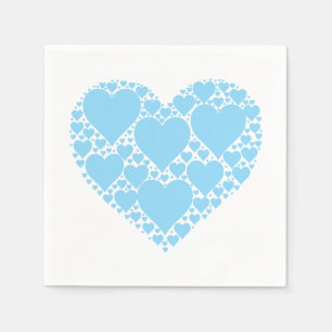 Servilleta De Papel Corazones en las servilletas del corazón