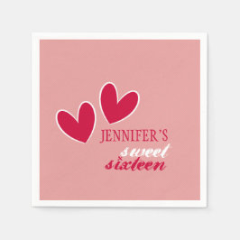 Servilleta De Papel Corazones felices