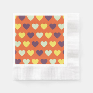 Servilleta De Papel Corazones otoñales Beapkins Napkins