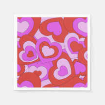 Corazones retro 60-70