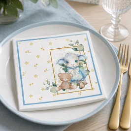 Servilleta De Papel Corderito | Servilletas de papel para baby shower