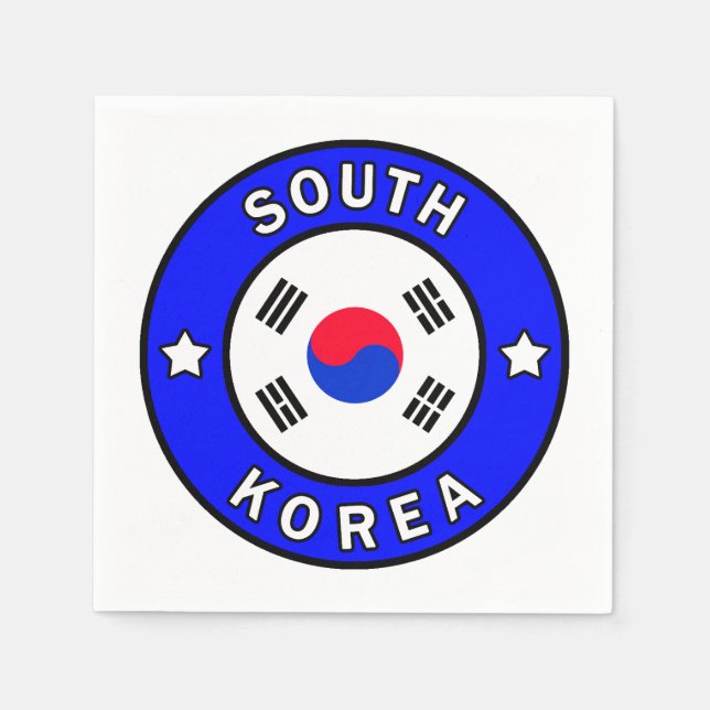 Servilleta De Papel Corea del Sur (Anverso)