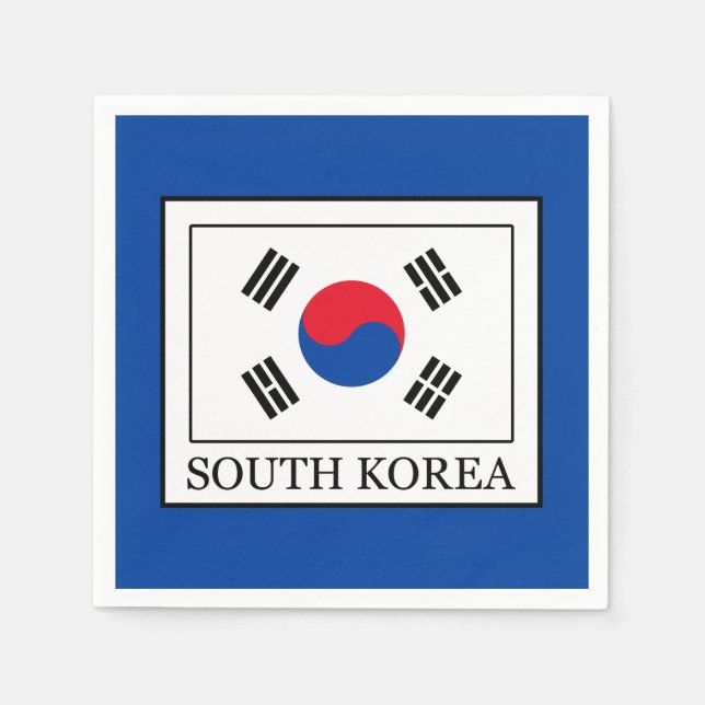 Servilleta De Papel Corea del Sur (Anverso)