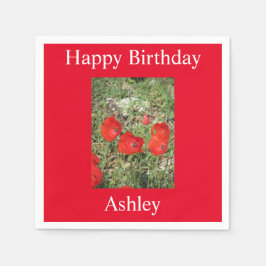 Servilleta De Papel Corfu Red Poppies