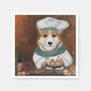 Servilleta De Papel Corgi