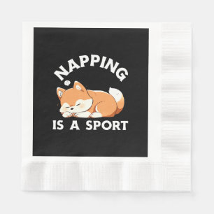 Servilleta De Papel Corgi Divertido Durmiendo Es un Deporte para Amant
