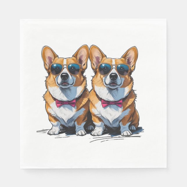 Servilleta De Papel Corgi Dread Deluxe (Anverso)