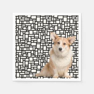 Servilleta De Papel Corgi Resumen corto