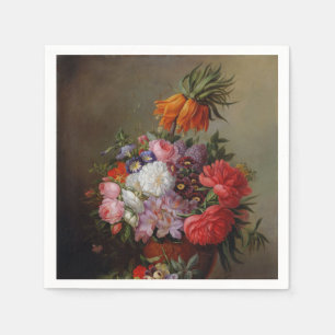 Servilleta De Papel Cornelis Johannes van Hulsteijn Jarrón con Flores