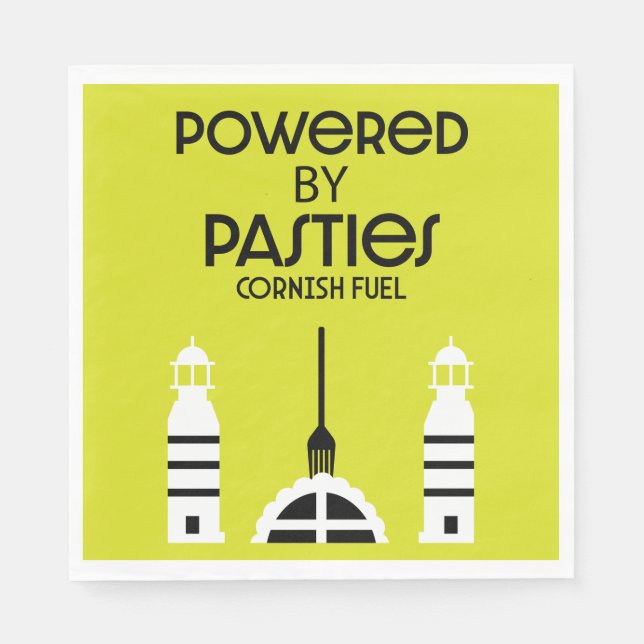 Servilleta De Papel Cornish Pasties Cornwall (Anverso)