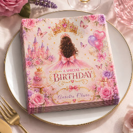 Servilleta De Papel Corona de Princesa Cumpleaños