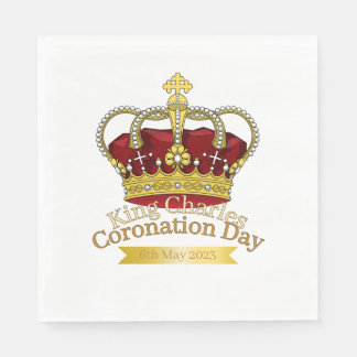 Servilleta De Papel Corona del Día de la Coronación