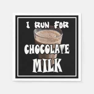 Servilleta De Papel Corro por Leche de Chocolate Corriendo