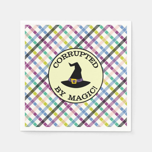 SERVILLETA DE PAPEL ¡CORRUPTADO POR MAGIC! (Anverso)