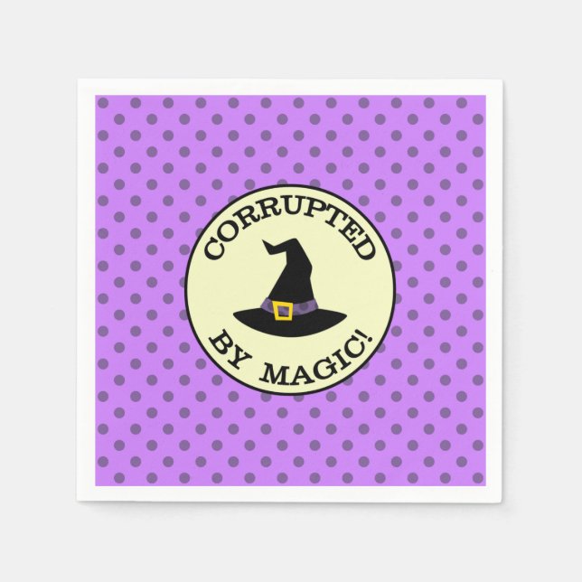 SERVILLETA DE PAPEL ¡CORRUPTADO POR MAGIC! (Anverso)