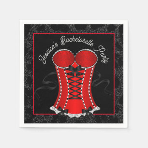 Servilleta De Papel Corsé Rojo Coqueto