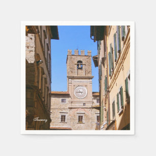 Servilleta De Papel Cortona. Italia. Toscana