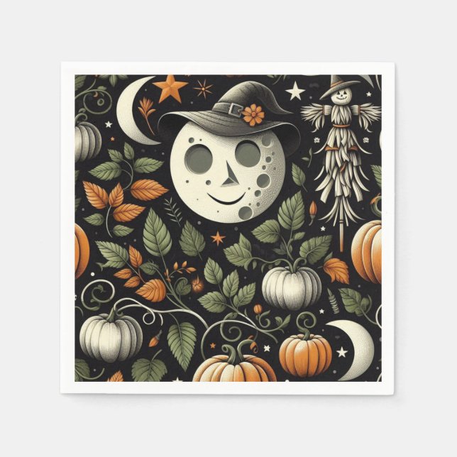 Servilleta De Papel Cosas espeluznantes (Anverso)