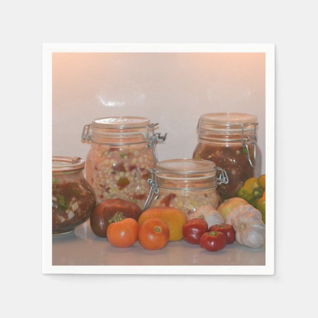 Servilleta De Papel Cosecha de verano dos (Anverso)