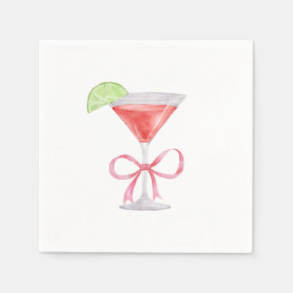 Servilleta De Papel Cosmopolitan Cocktail Napkin