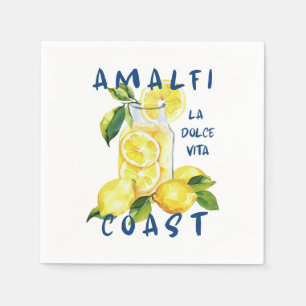 Servilleta De Papel Costa Amalfitana - La Dolce Vita Limoncello
