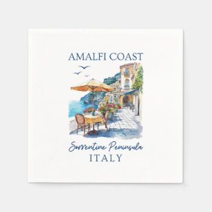 Servilleta De Papel Costa Amalfitana - Positano Italia Viaje