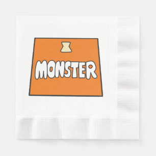 Servilleta De Papel Costume de pikamee, monstruo
