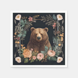 Servilleta De Papel Cottagecore Bear