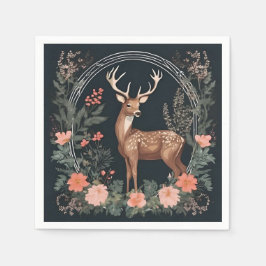 Servilleta De Papel Cottagecore Cute Deer