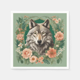 Servilleta De Papel Cottagecore Wolf