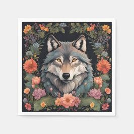 Servilleta De Papel Cottagecore Wolf