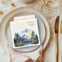 Country Lake Twilight Forest Mountain Boda