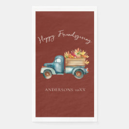 Servilleta De Papel Country Truck Friendsgiving 