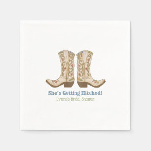 Servilleta De Papel Country Western Cowgirl Bridal Shower Napkins